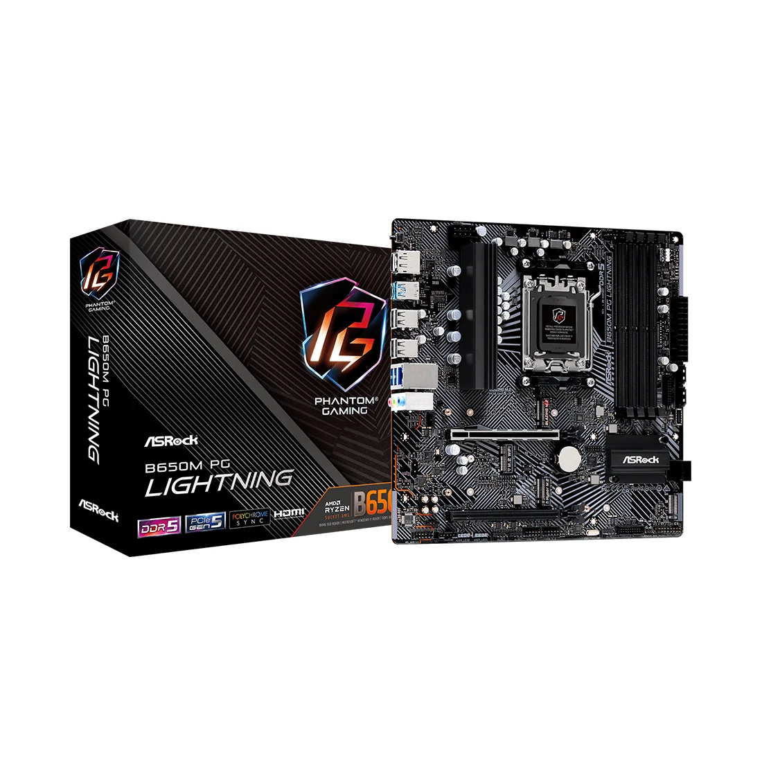 Материнская плата ASRock B650M PG LIGHTNING 