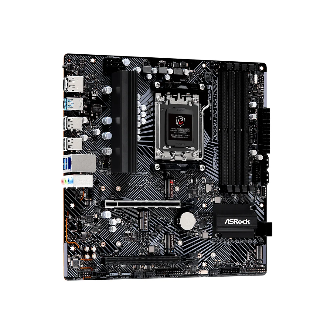 Материнская плата ASRock B650M PG LIGHTNING  - фото 3