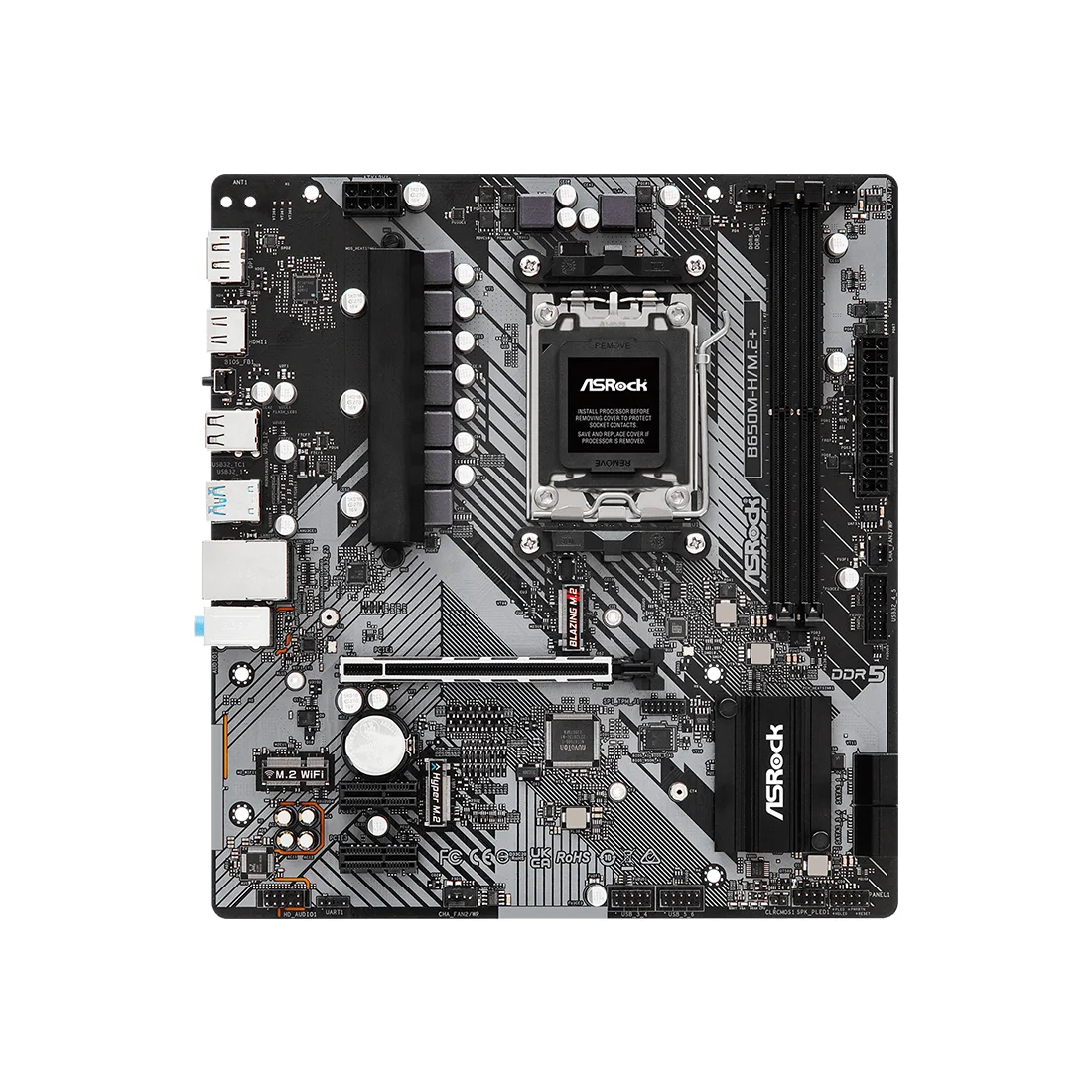 Материнская плата ASRock B650M-H/M.2+  - фото 4