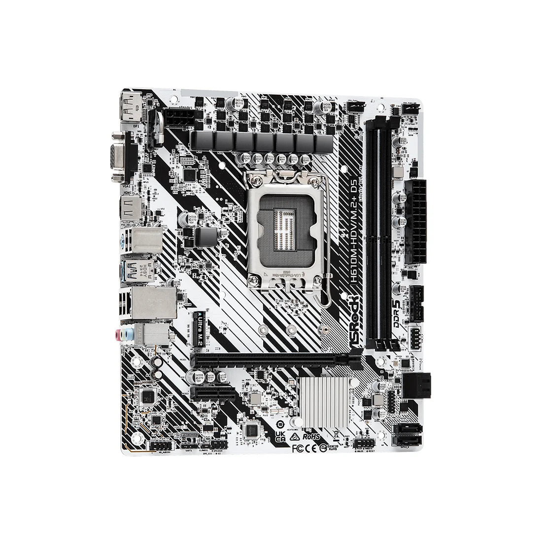 Материнская плата ASRock H610M-HDV/M.2+D5  - фото 2