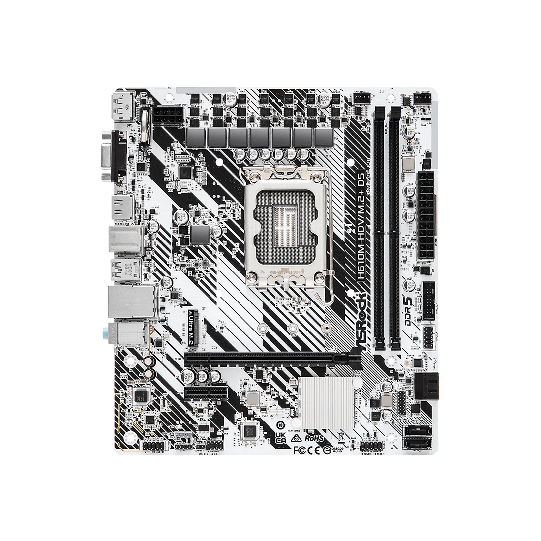 Материнская плата ASRock H610M-HDV/M.2+D5  - фото 6