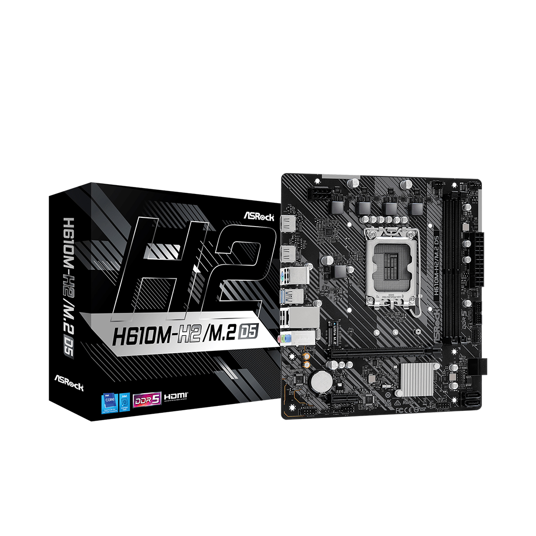 Материнская плата ASRock H610M-H2/M.2 D5 