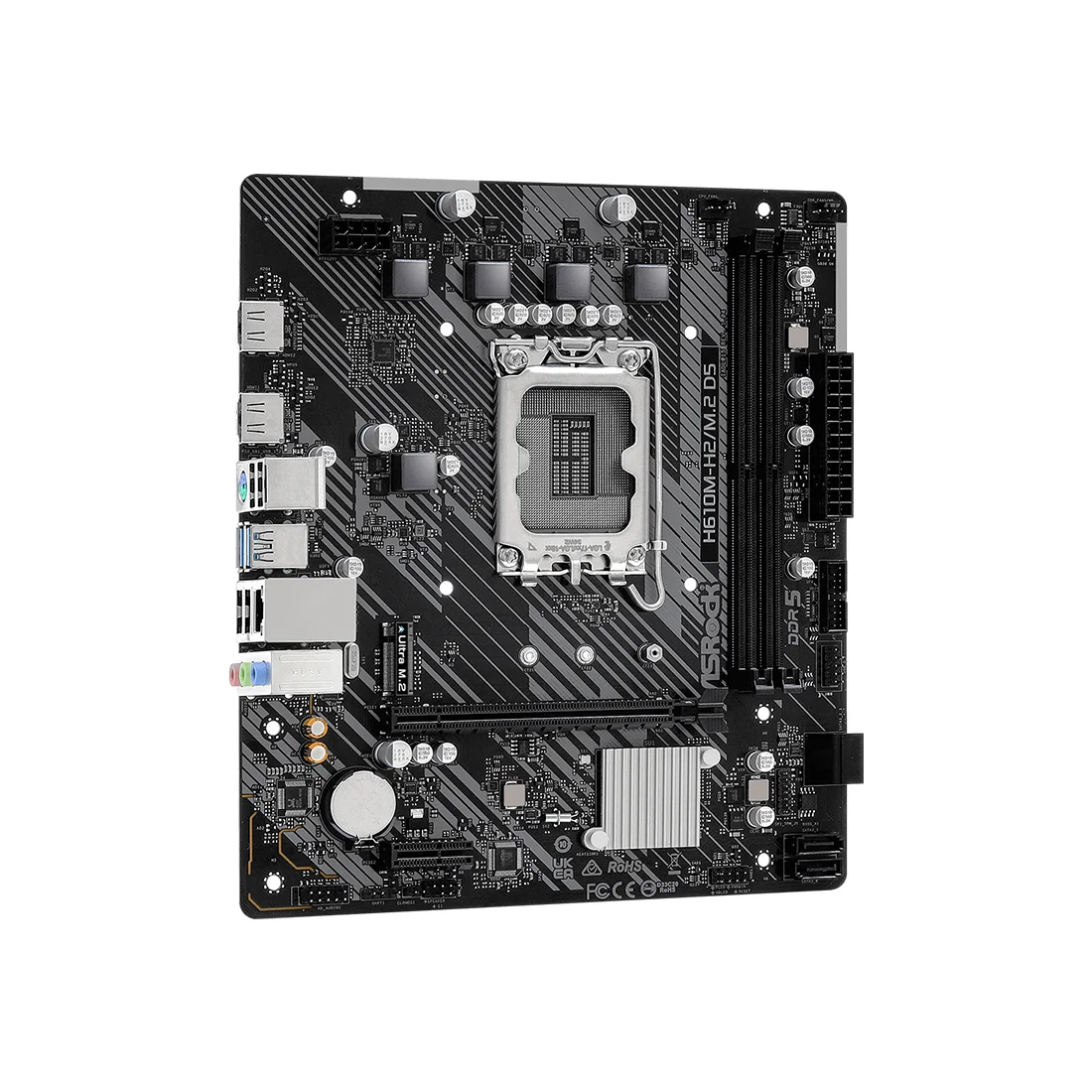 Материнская плата ASRock H610M-H2/M.2 D5  - фото 2