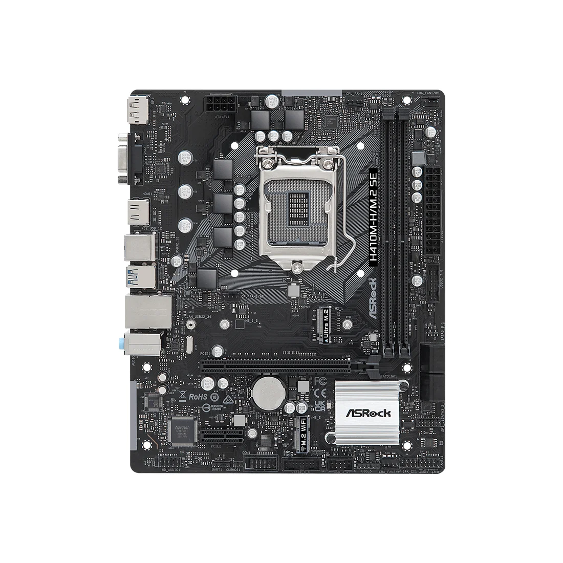 Материнская плата ASRock H410M-H/M.2 SE  - фото 3