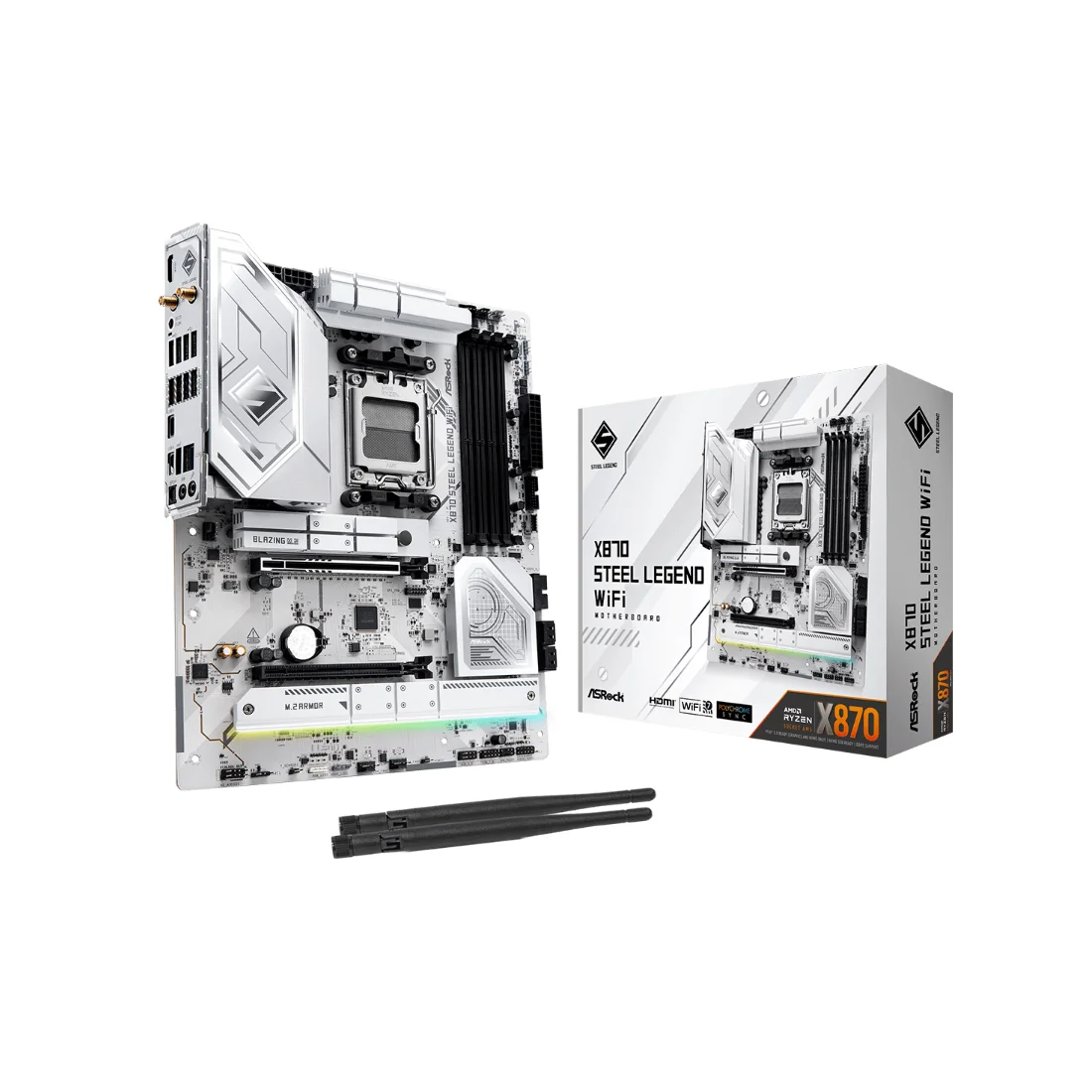 Материнская плата ASRock X870 STEEL LEGEND WIFI 