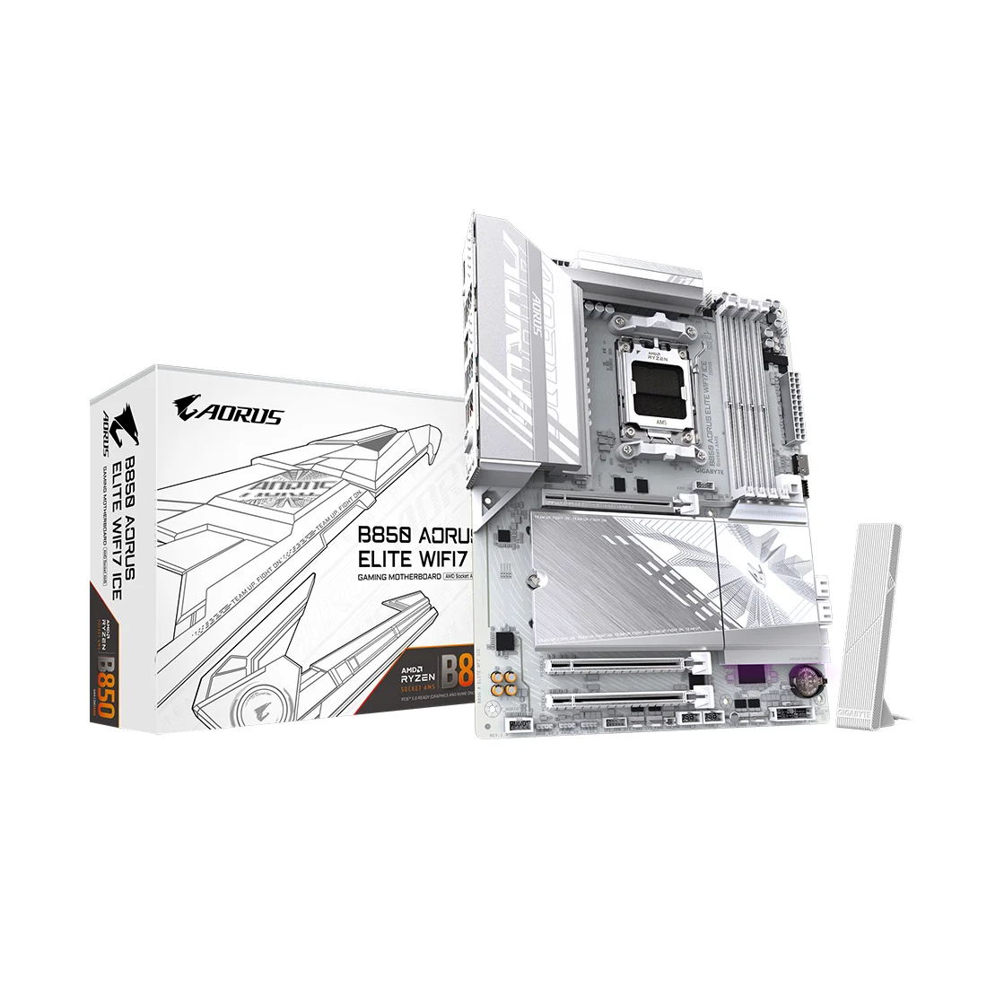 Материнская плата Gigabyte B850 A ELITE WF7 ICE 