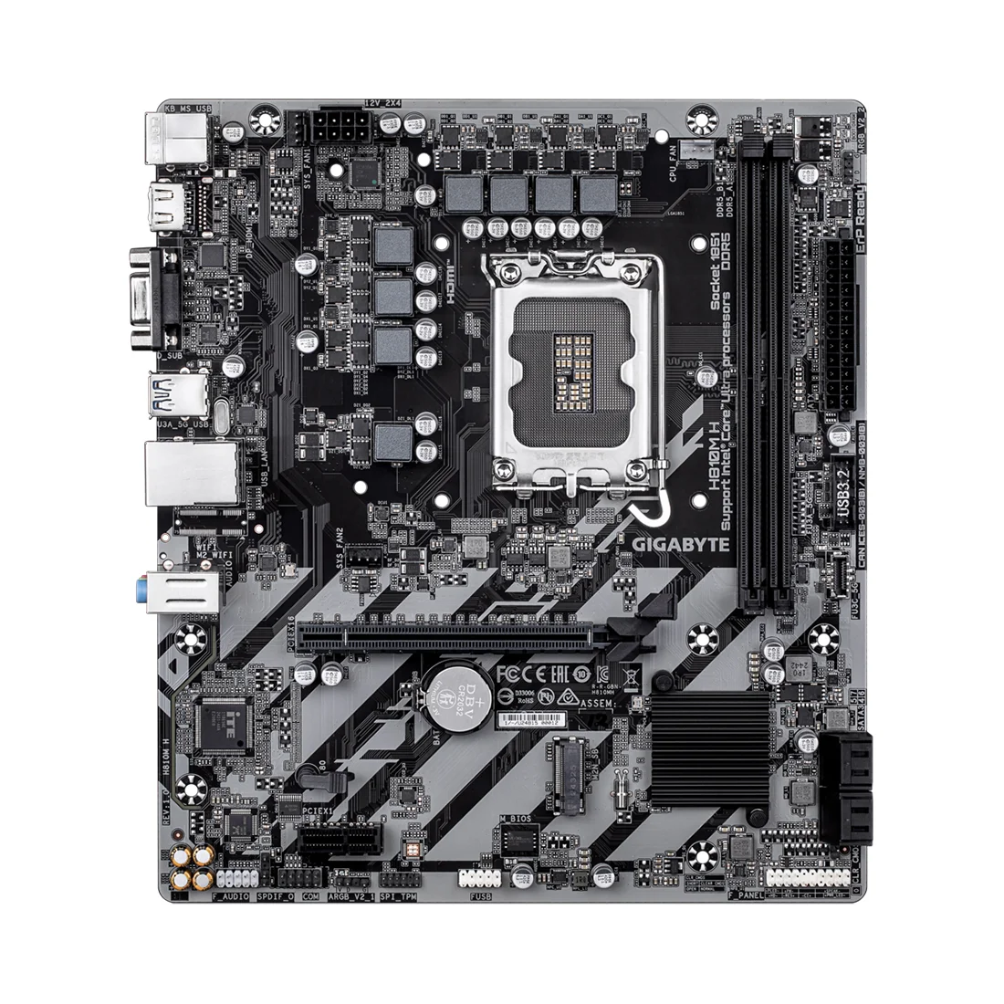 Материнская плата Gigabyte H810M H  - фото 5