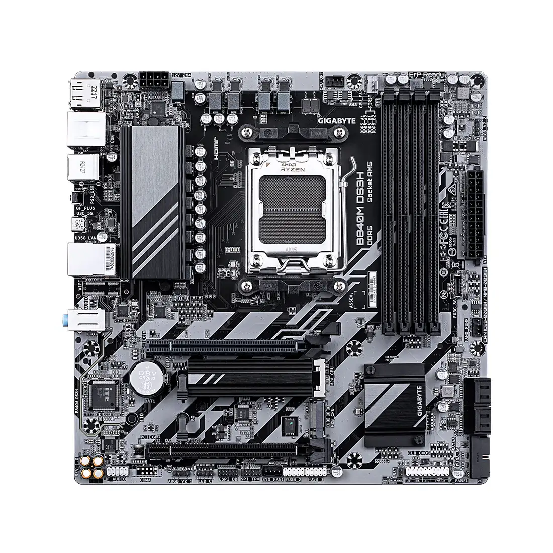 Материнская плата Gigabyte B840M DS3H  - фото 3