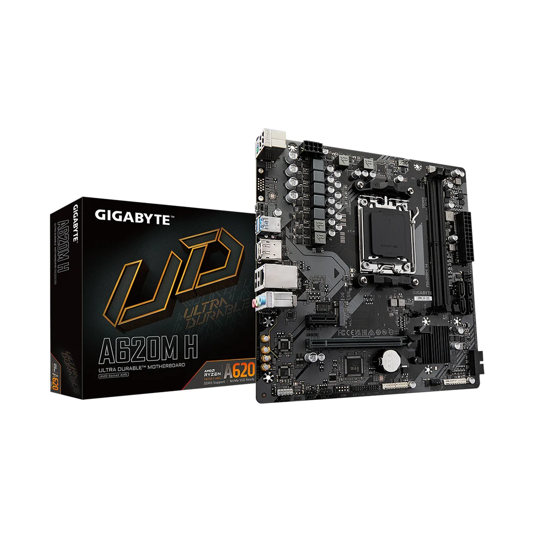 Материнская плата Gigabyte A620M H  - фото 3