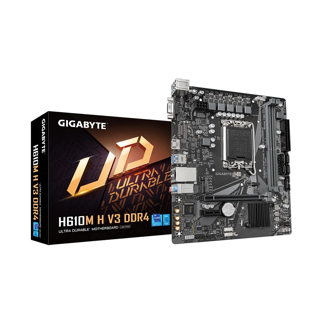 Материнская плата Gigabyte H610M H V3 DDR4  - фото 2