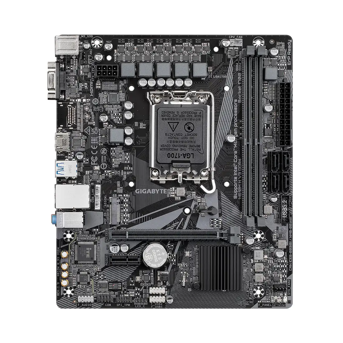 Материнская плата Gigabyte H610M H V3 DDR4  - фото 4