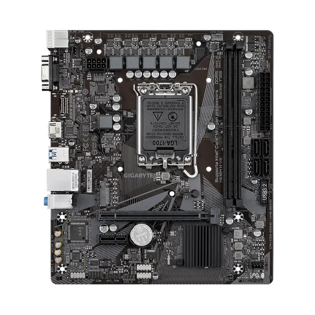 Материнская плата Gigabyte H610M H V2  - фото 6