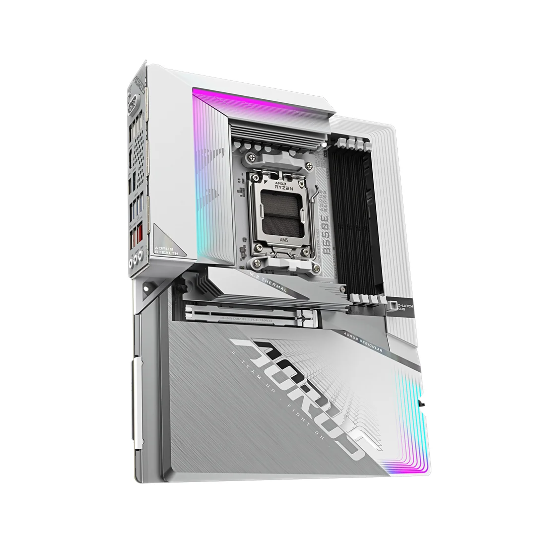 Материнская плата Gigabyte B650E A STEALTH ICE  - фото 3