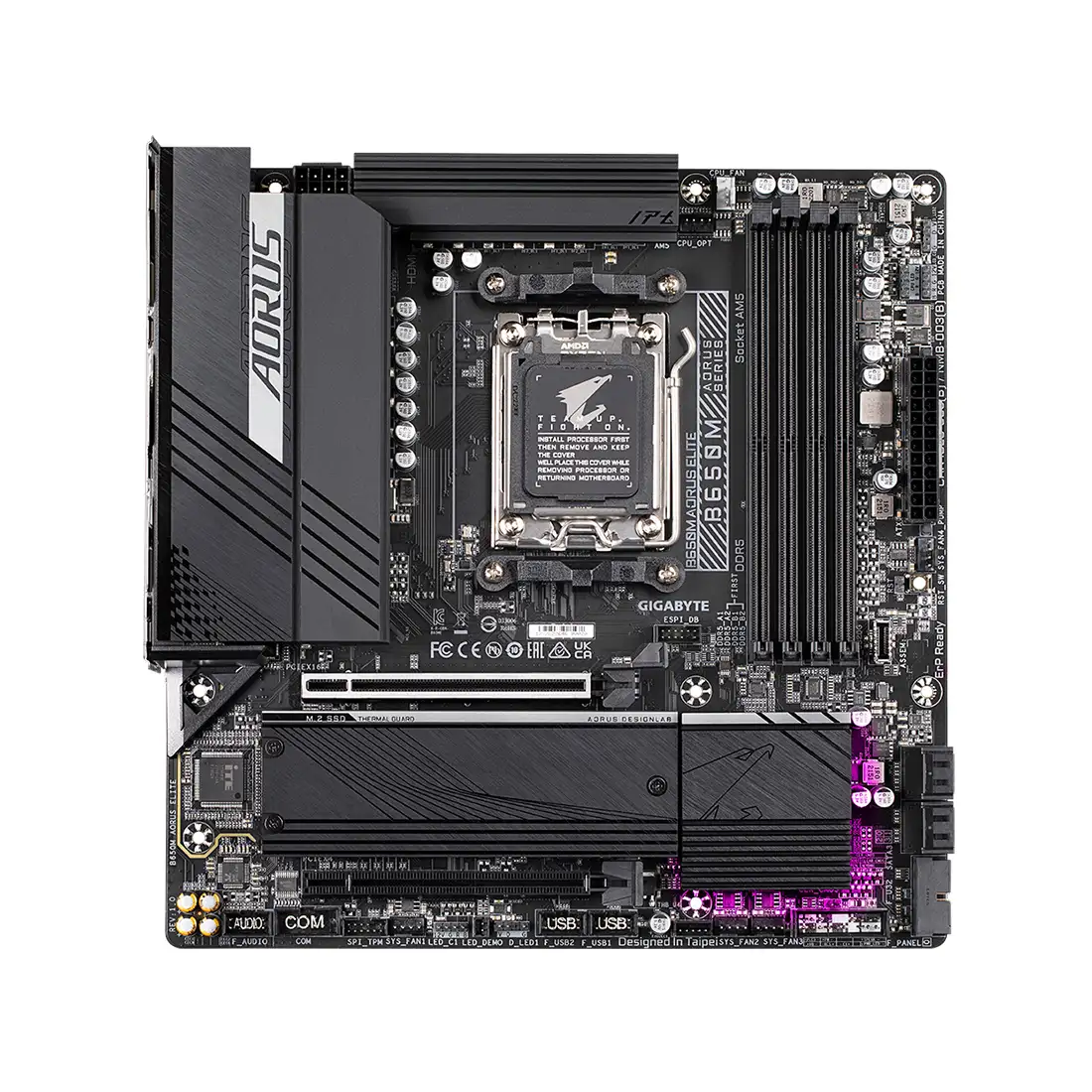 Материнская плата Gigabyte B650M AORUS ELITE  - фото 2