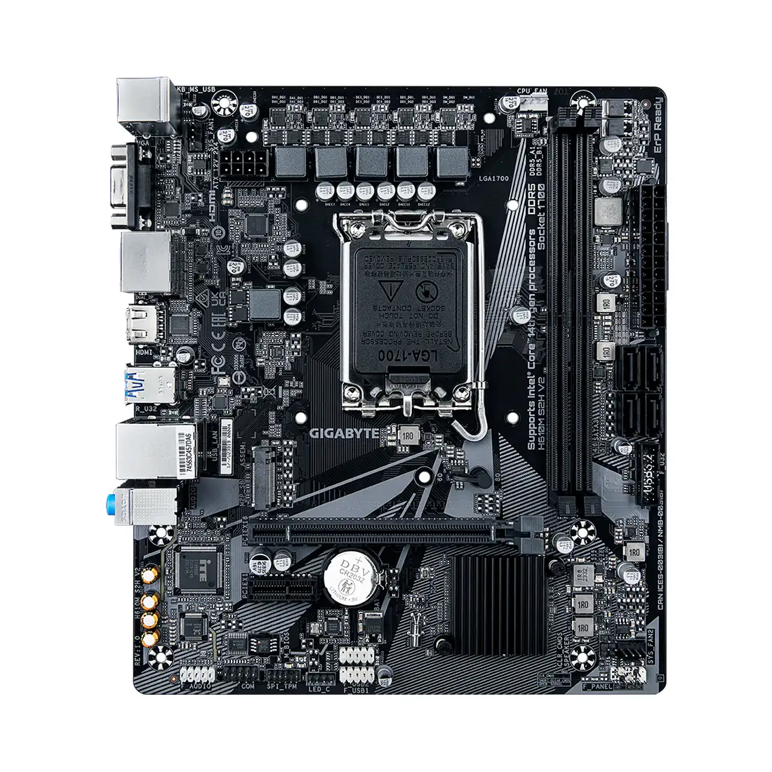 Материнская плата Gigabyte H610M S2H V2  - фото 2
