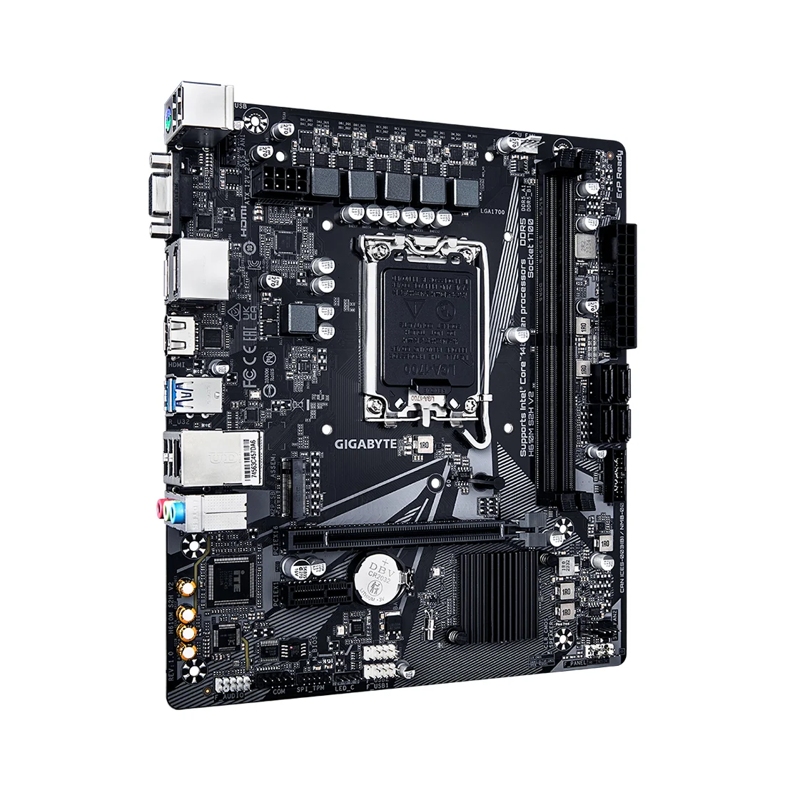 Материнская плата Gigabyte H610M S2H V2  - фото 3