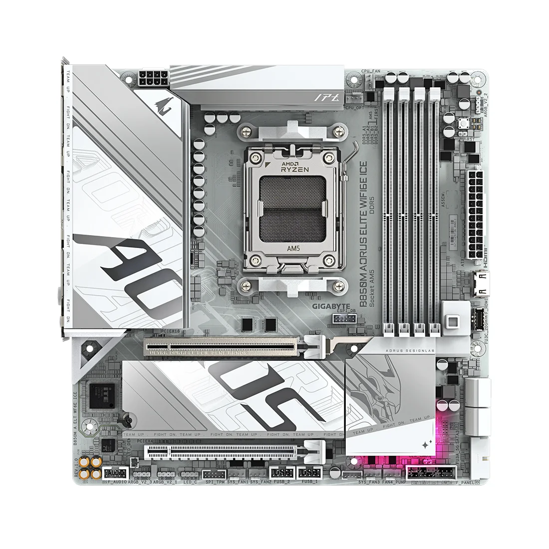 Материнская плата Gigabyte B850M A ELT WF6E ICE  - фото 2