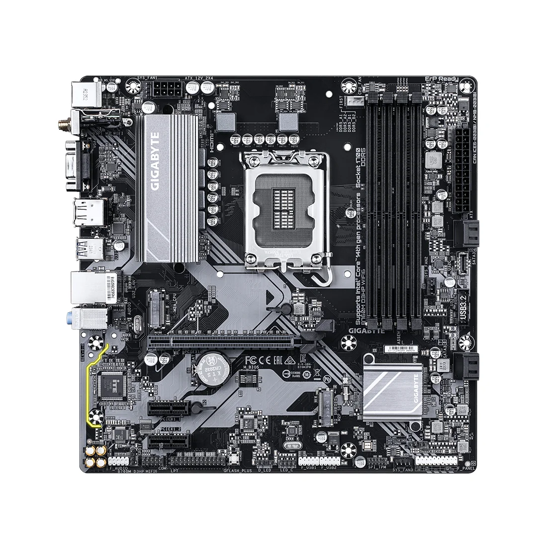 Материнская плата Gigabyte B760M D3HP WIFI6  - фото 2