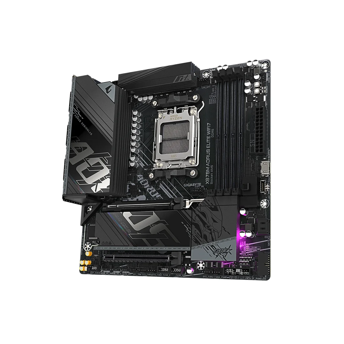 Материнская плата Gigabyte X870M A ELITE WF7  - фото 2