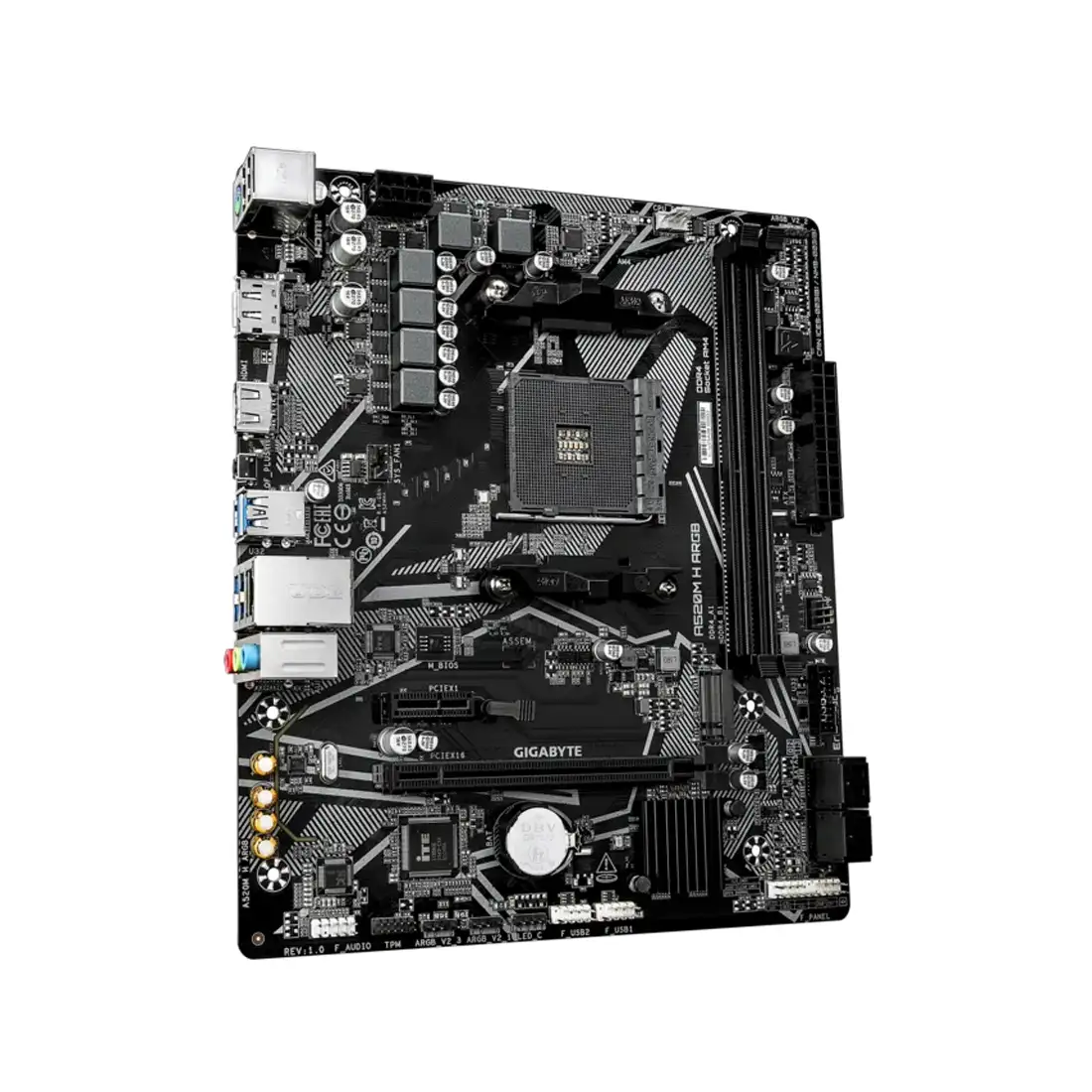 Материнская плата Gigabyte A520M H ARGB 