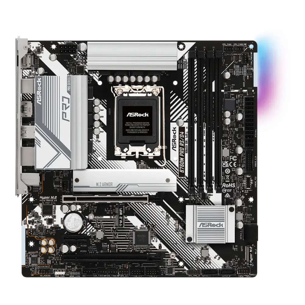 Материнская плата ASRock B760M PRO RS/D4 - фото 3