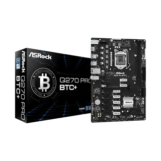 Материнская плата ASRock Q270 PRO BTC+ Q270 Pro BTC+