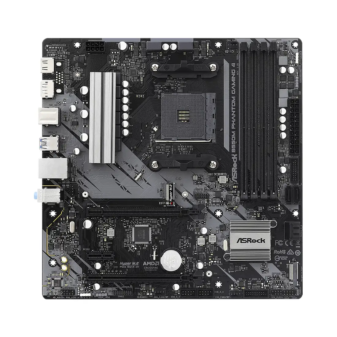 Материнская плата ASRock B550M PHANTOM GAMING 4 