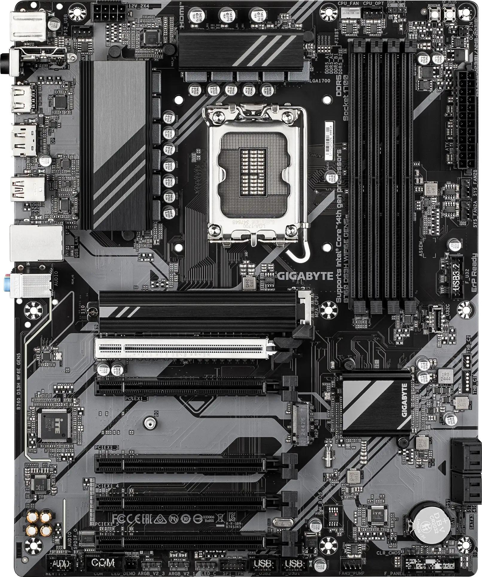 Материнская плата Gigabyte B760 DS3H WIFI6E GEN5