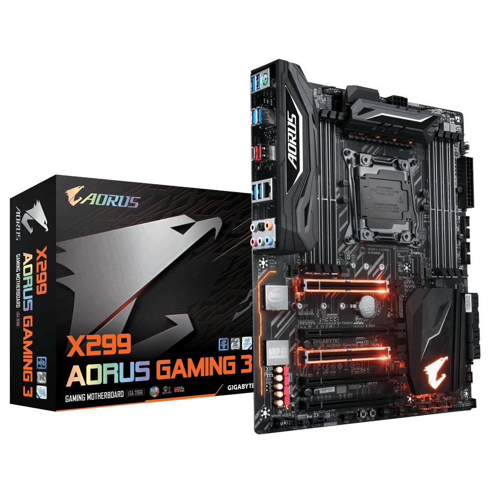 Материнская плата Gigabyte X299 AORUS Gaming 3 rev1.0 - фото 3