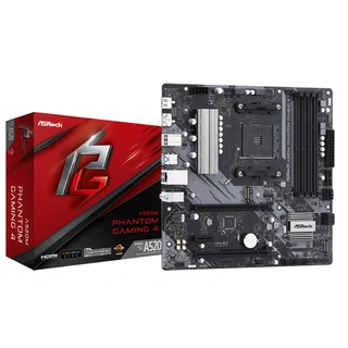 Материнская плата ASRock A520M PHANTOM GAMING 4