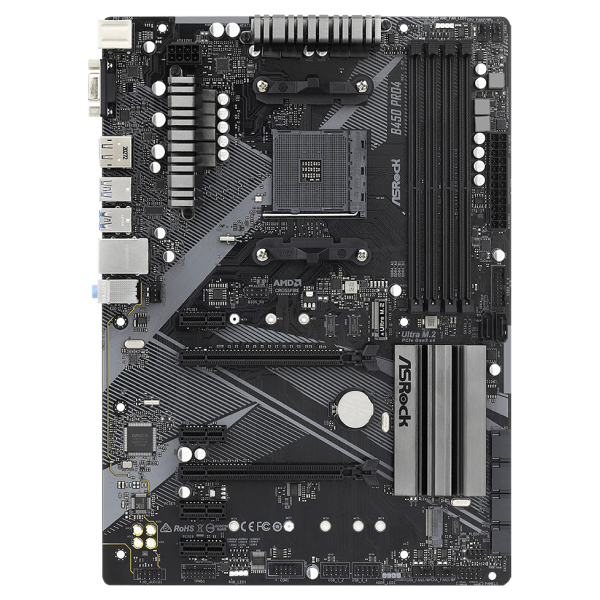 Материнская плата ASRock B450 PRO4 R2.0 - фото 2
