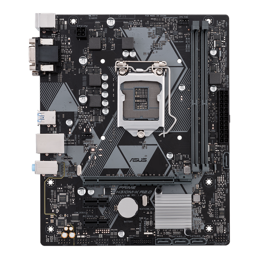 Материнская плата Asus Prime H310M-K R2.0