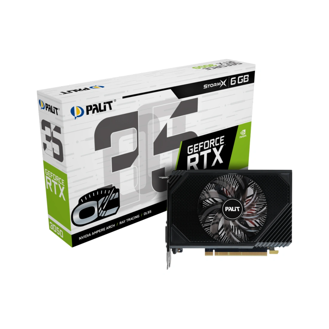 Видеокарта PALIT RTX3050 STORMX OC V1 6G (NE63050S18JE-1072F)  - фото 4