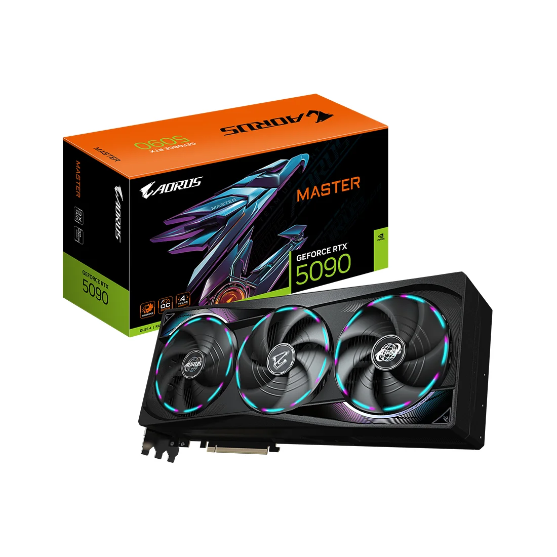 Видеокарта Gigabyte (GV-N5090AORUS M-32GD) RTX5090 AORUS MASTER 32G  - фото 5