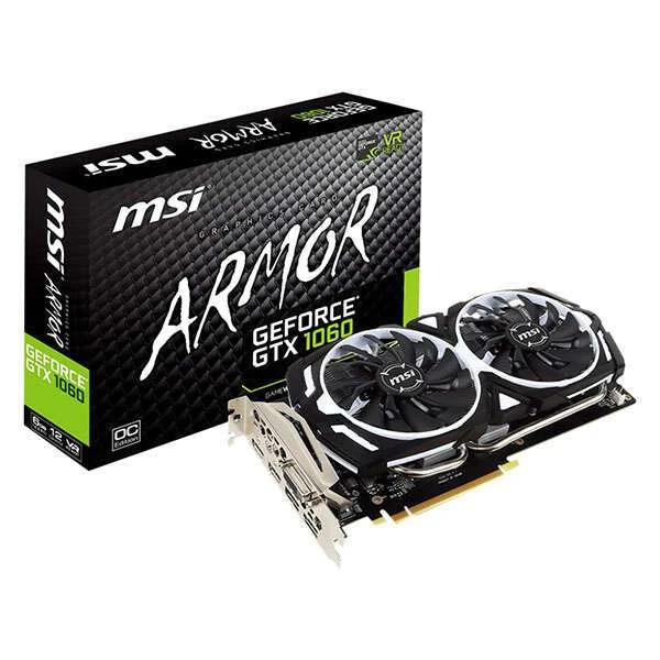 Видеокарта MSI GeForce GTX 1060 ARMOR 6G  - фото 2