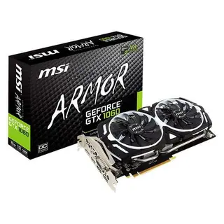 Видеокарта MSI GeForce GTX 1060 ARMOR 6G 
