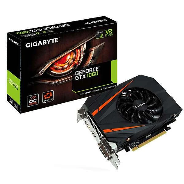 Видеокарта Gigabyte GeForce GTX 1060 Mini ITX OC 6G - фото 2