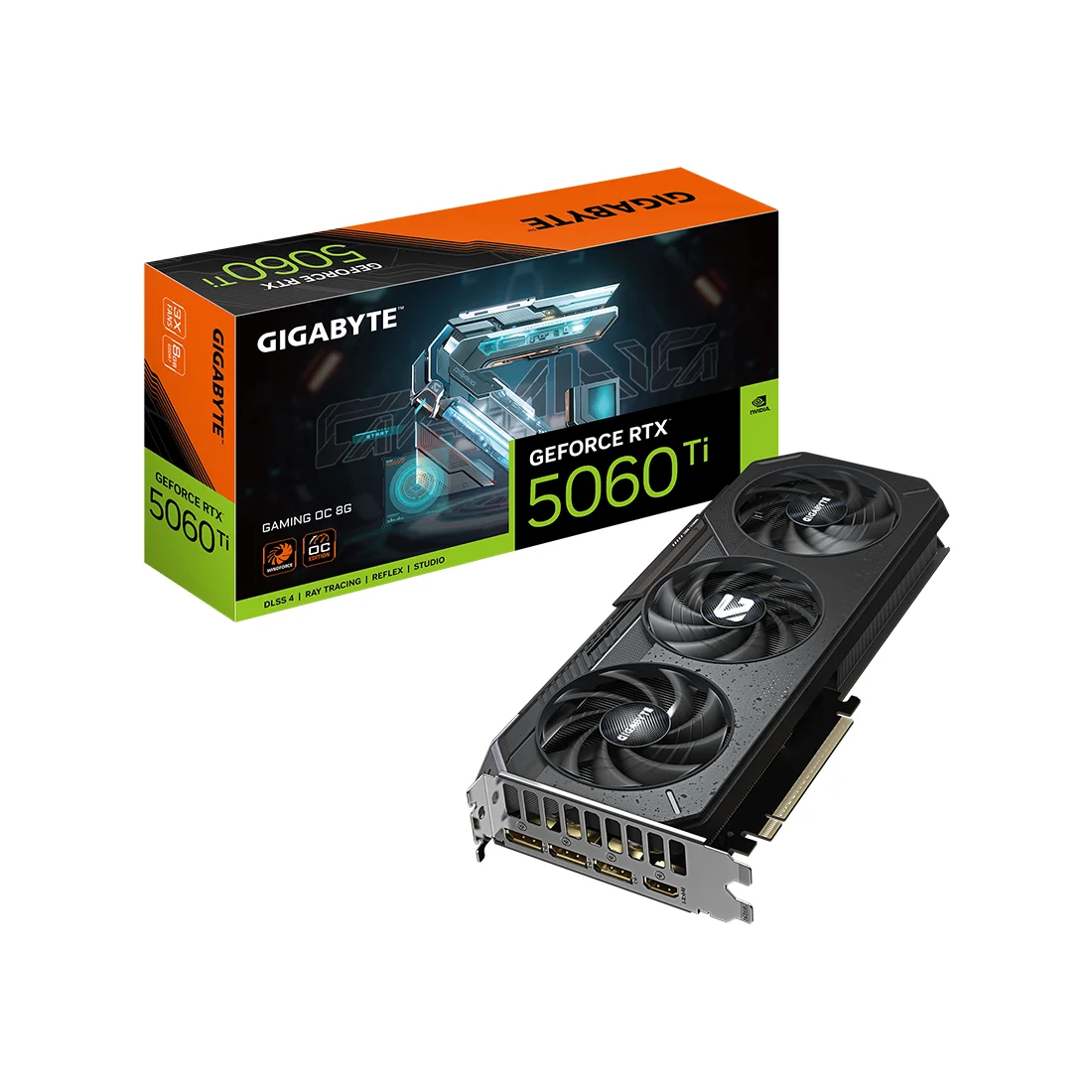 Видеокарта Gigabyte (GV-N506TGAMING OC-8GD) RTX5060Ti GAMING OC 8G  - фото 3