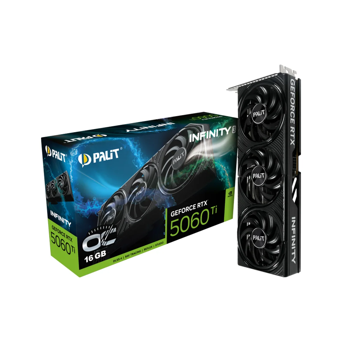 Видеокарта PALIT RTX5060Ti INFINITY 3 OC 16GB (NE7506TS19T1-GB2061S)  - фото 5