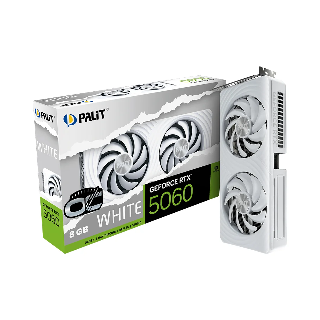 Видеокарта PALIT RTX5060 WHITE OC 8GB (NE75060U19P1-GB2063M)  - фото 6