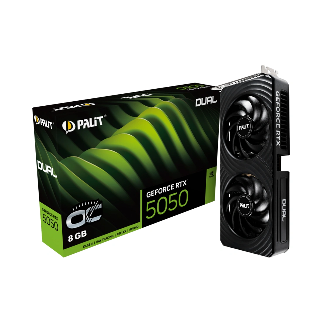 Видеокарта PALIT RTX5050 DUAL OC 8G (NE65050S19P1-GB2070D)  - фото 3