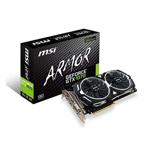 MSI бейне картасы GeForce GTX 1070 ARMOR - фото 2