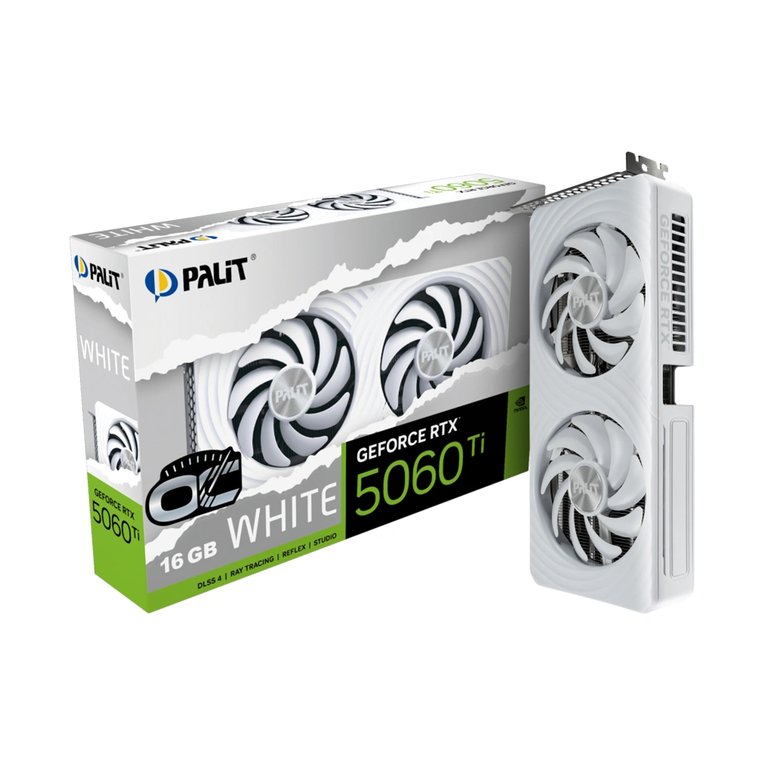 Видеокарта PALIT RTX5060Ti WHITE OC 16GB (NE7506TU19T1-GB2061M)  - фото 3