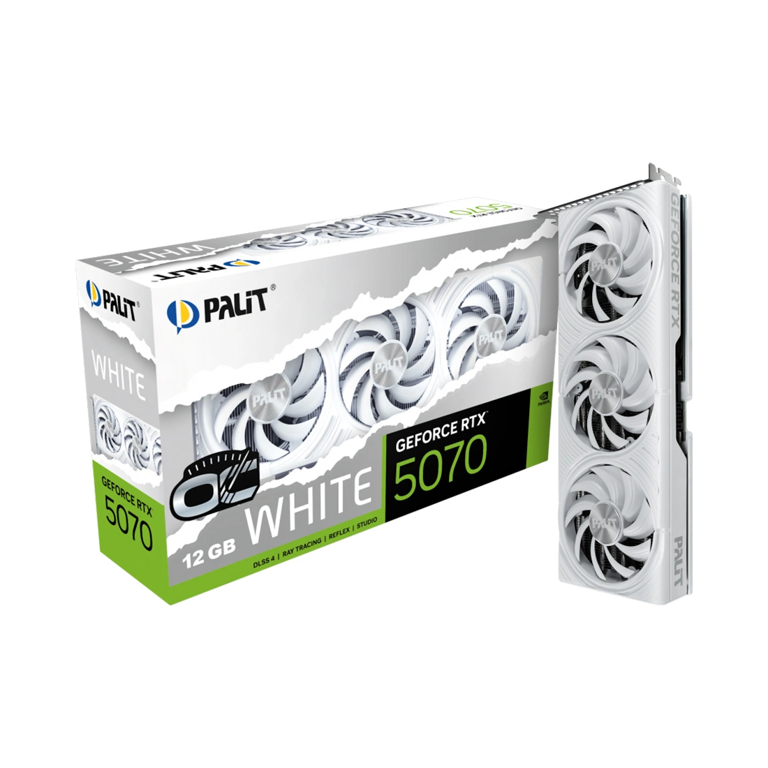 Видеокарта PALIT RTX5070 WHITE OC 12GB (NE75070U19K9-GB2050W)  - фото 5