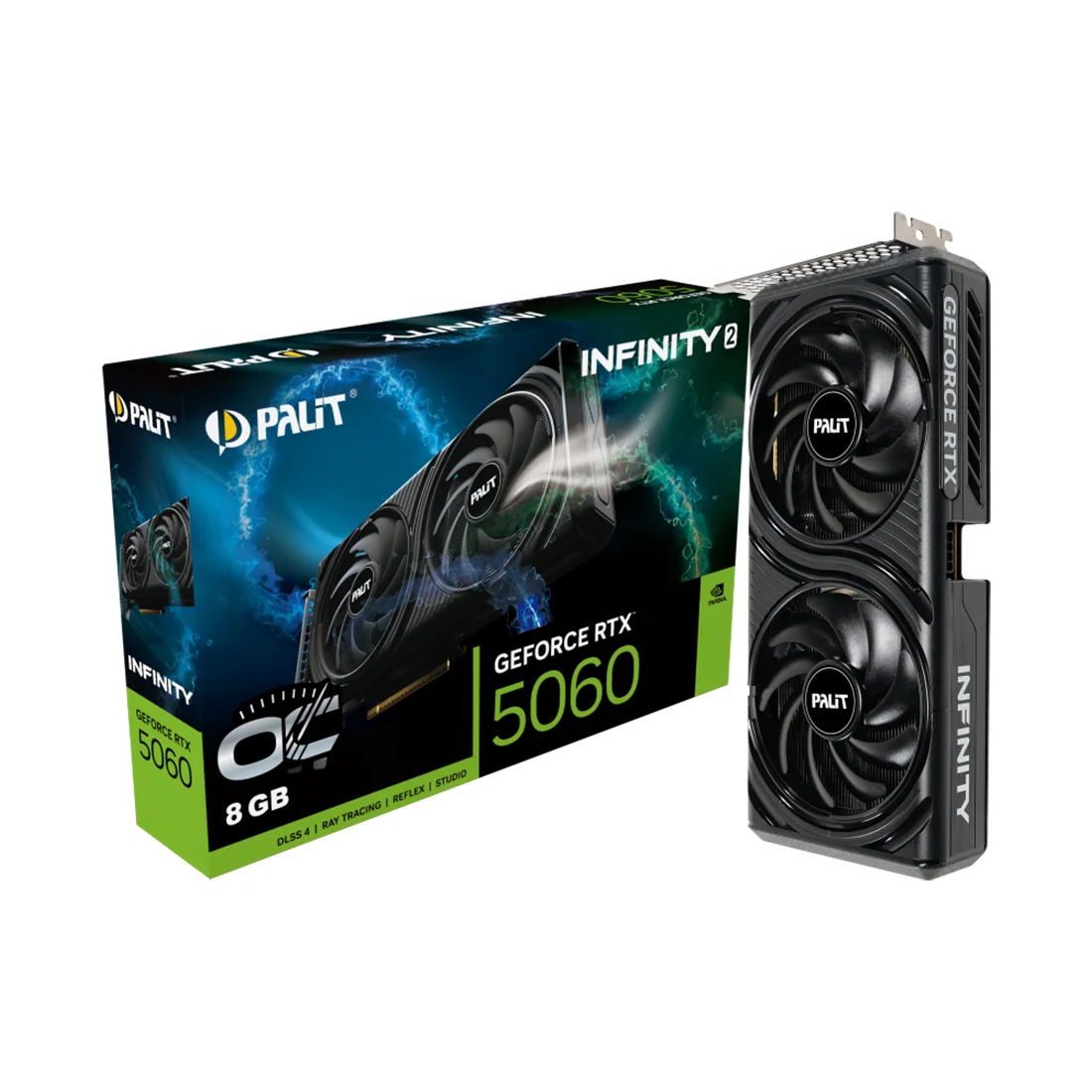 Видеокарта PALIT RTX5060 INFINITY 2 OC 8GB NE75060V19P1-GB2063L)  - фото 4