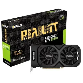 Palit бейне картасы GTX1050Ti Dual 4096M, DVI, HDMI, DP (NE5105T018G1-1071D)