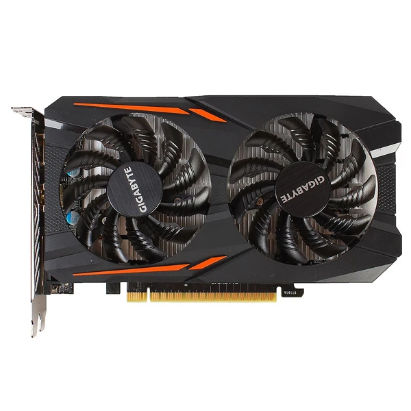 Видеокарта Gigabyte GTX1050Ti OC 4GB (GV-N105TOC-4GD) DVI, HDMI, DP