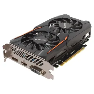 Видеокарта Gigabyte GTX1050Ti OC 4GB (GV-N105TOC-4GD) DVI, HDMI, DP