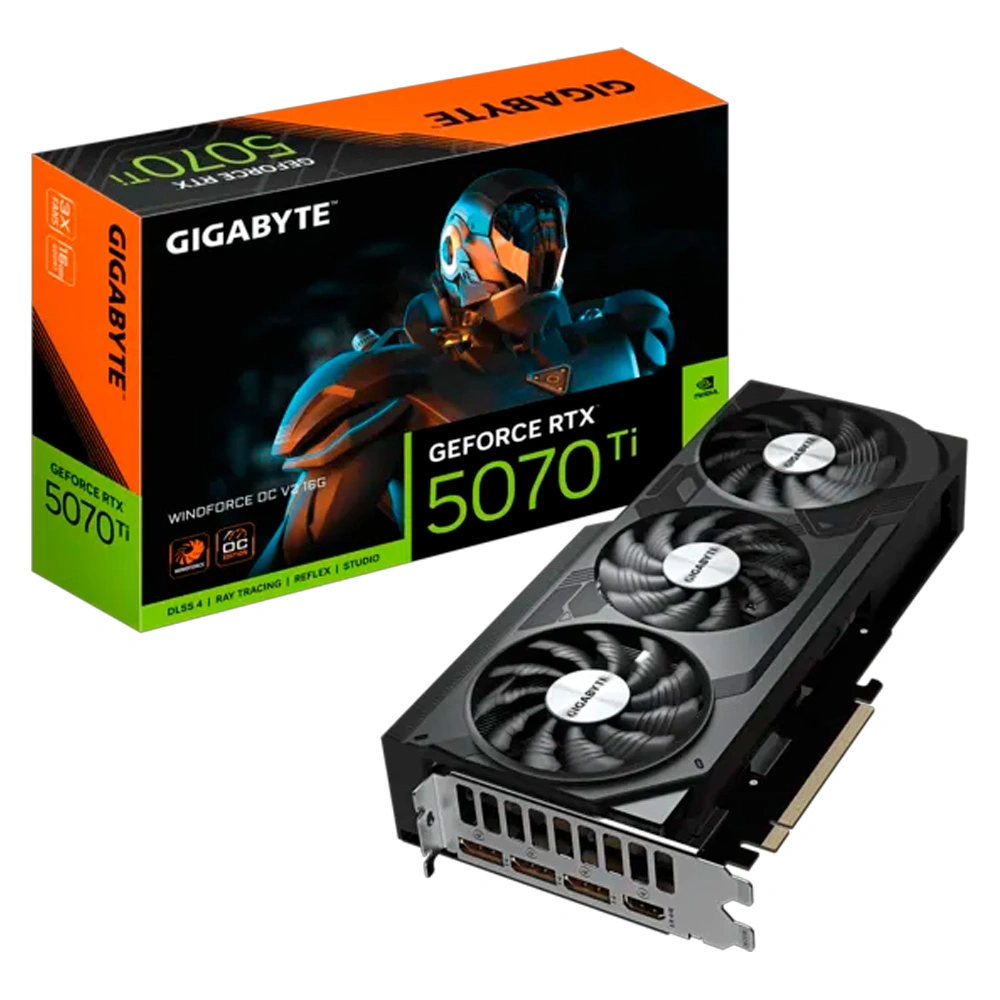 Gigabyte бейне картасы RTX 5070Ti WINDFORCE OC V2 16G (GV-N507TWF3OCV2-16GD) - фото 5
