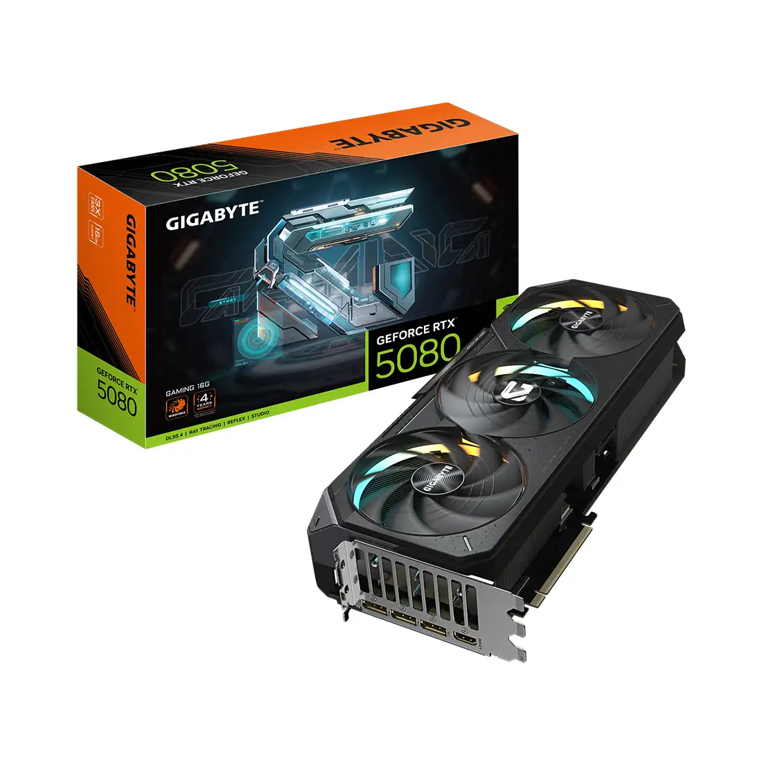 Видеокарта Gigabyte (GV-N5080GAMING-16GD) RTX5080 GAMING 16G 